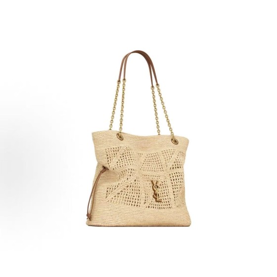 SAINT LAURENT Jamie small lucky Bag brand logo Tote bag Tote bag Shopping Bag Hand bag Shoulder bag Regular women\'s style natural color brick red